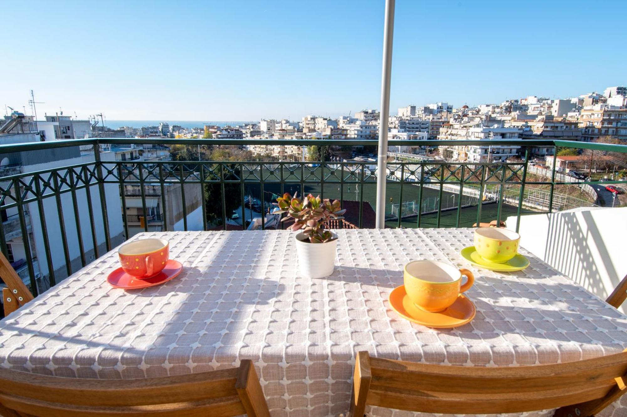 Sunset Rooftop Apartment Selanik Dış mekan fotoğraf